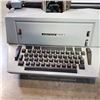 Image 2 : UNDERWOOD ELECTRIC TYPEWRITER AND 2 BOXES OF RECORDS