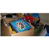 Image 1 : 3 BOXES OF TOY CARS, GAMES, ESTATE GOODS
