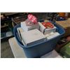 Image 2 : 3 BOXES OF CANDLES, VASE, DECORATIONS, FOAM