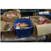 Image 1 : 3 BOXES OF CANDLES, DECORATIONS