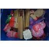 Image 2 : 3 BOXES OF CANDLES, DECORATIONS