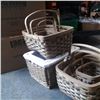 Image 2 : LOT OF WICKER BASKETS