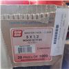 Image 2 : CASE OF 5X1/2" WOOD SCREWS