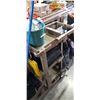 Image 3 : JANITORS CART, MOP AND BUCKET, WET FLOOR SIGN