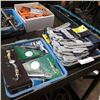 Image 1 : TWO TRAYS OF WORK GLOVES AND MULTITOOLS