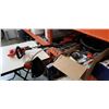 Image 1 : BLACK AND DECKER EDGE HOG, GRASS HOG ELECTRIC EDGER AND WEEDEATER WITH BOX OF SPEAKERS