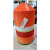Image 2 : STACK OF APPROX 250 NEW MULTICOLOR PRACTICE CONES WITH 2 STANDS