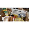 Image 3 : 2 BOXES OF ESTATE GOODS, ANTIQUES, WOVEN NETTING
