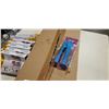 Image 2 : LOT OF NEW PORTABLE DOOR LOCKS AND BOX OF NEW STAPLERS