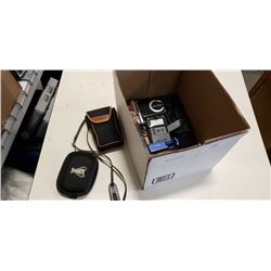 BOX OF DIGITAL CAMERAS, PSP, ELECTRONICS