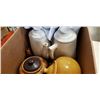Image 5 : BOX OF TEAPOTS