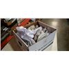 Image 1 : BOX OF EASTERN CUPS DISHES, VINTAGE GLASSWARE