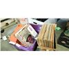 Image 1 : TOTE AND BOX OF RECORDS