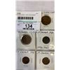 Image 2 : 15 CANADIAN CENTS - 1915-1918 LARGE CENTS, 1920-1936 SMALL KING GEORGE I, AND  1ST  2 KING GEORGE VI