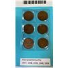 Image 2 : 6  1 CENT COINS - 5 W/ SCARCER DATES