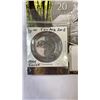 Image 2 : 2013 CANADIAN 20 DOLLAR SILVER "WOLF" DOLLAR .9999 SILVER