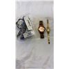 Image 1 : LADIES GUESS ROSE GOLD WATCH AND BAG OF VINTAGE WATCHES