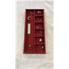 Image 2 : JEWELRY BOX WITH CONTENTS AND 10 RINGS