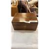 Image 1 : WOOD JEWELRY BOX WITH CONTENTS