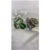 Image 8 : WOOD JEWELRY BOX WITH CONTENTS