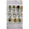 Image 2 : 12 ENCASED BUG KEYCHAINS
