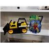 Image 1 : TONKA BULLDOZER AND BEN 10 JET RAY ALIEN COLLECTION FIGURE