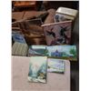Image 1 : 6 PAINTINGS ON CANVAS - 1 IN FRAME