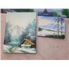 Image 2 : 6 PAINTINGS ON CANVAS - 1 IN FRAME