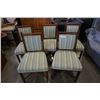 Image 1 : 5 VINTAGE CHAIRS