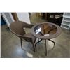 Image 1 : WICKER GLASSTOP PATIO TABLE AND CHAIR