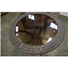 Image 3 : WICKER GLASSTOP PATIO TABLE AND CHAIR