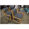Image 2 : FOUR FAUSTINO UPHOLSTERED CHAIRS