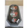 Image 1 : GORDIE HOWE LIMITED EDITION FRAMED TRIPLE PLATE SET 61/2500