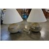 Image 2 : 2 POTTERY TABLE LAMPS