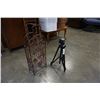 Image 2 : METAL 11 BOTTLE WINE RACK AND TRIPOD