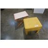 Image 1 : VINTAGE STOOL AND FOLDING STOOL