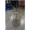 Image 1 : 3 TIER DECORATIVE METAL STAND