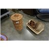 Image 1 : WICKER BASKETS AND HAMPER