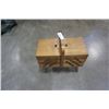 Image 2 : WOOD SEWING BASKET