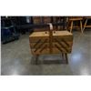 Image 3 : WOOD SEWING BASKET