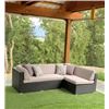 Image 1 : BRAND NEW PREMIUM OUTDOOR SECTIONAL RETAIL $1199 W/ LIGHT GREY CUSHIONS - MADE W/ POWDER COATED ALUM