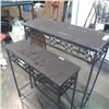 Image 2 : 2 METAL NESTING TABLES