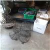 Image 1 : 5 WALL PLANTERS, 2 METAL SHELVES AND METAL BREAD TINS