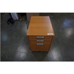 MAPEL ROLLING 3 DRAWER SIDE TABEL