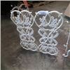 Image 3 : CAST IRON FIREPLACE SCREEN AND COMPANION SET