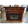 Image 2 : FIRPLACE MANTLE AND COLEMAN ELECTRIC FIREPLACE