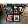 Image 1 : 4 FRAMED MOVIE POSTER PRINTS