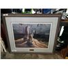 Image 1 : FRAMED LEP RIVER OTTERS BY LISSA CALVERT