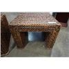 Image 2 : PAIR OF WOVEN ENDTABLES