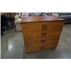 Image 3 : 4 DRAWER TEAK DRESSER
